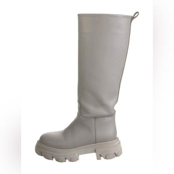 GIA X PERNILLE TEISBAEK chunky Grey Boots sz37 - Picture 6 of 9